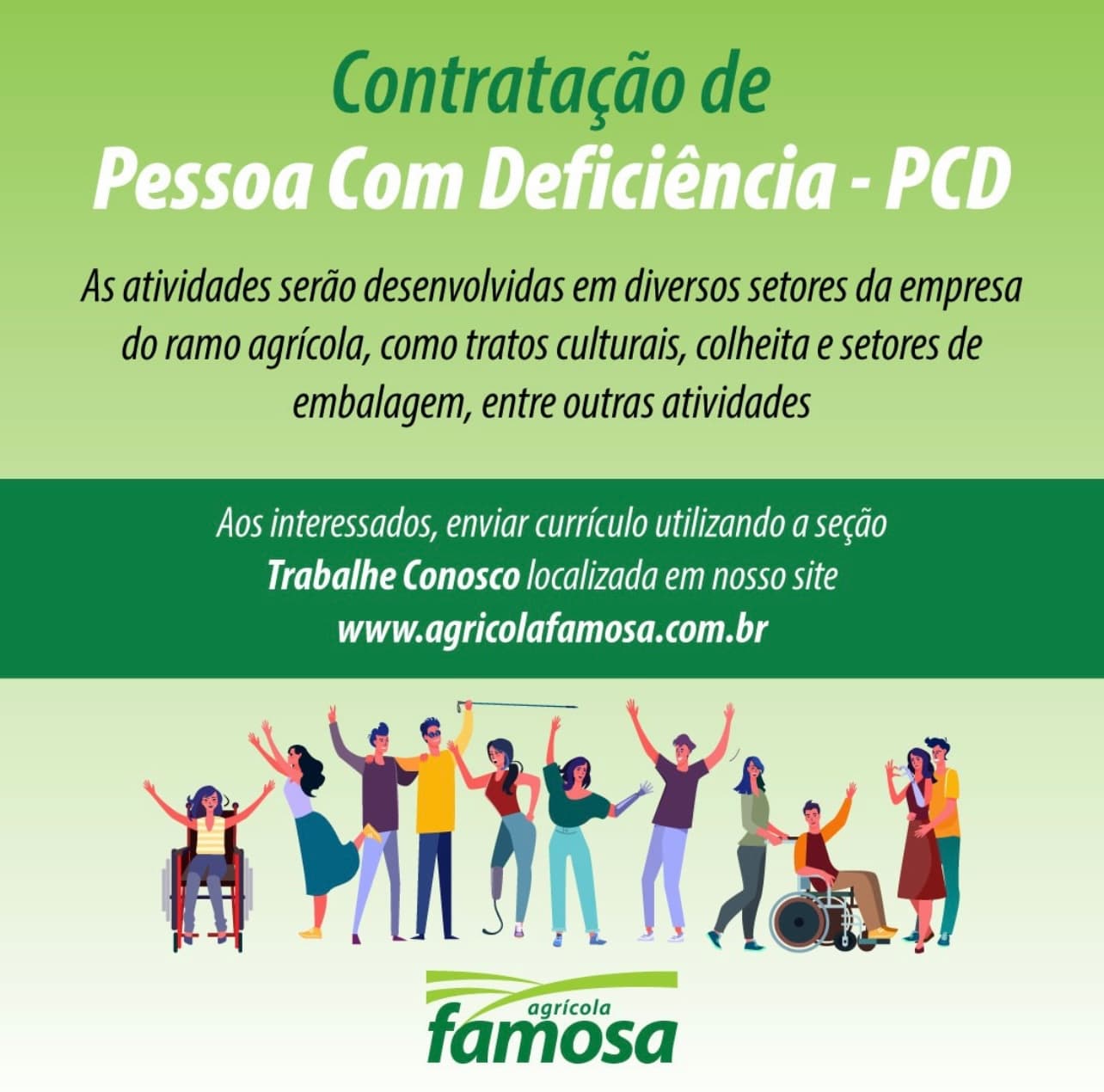 Contratação de Pessoa Com Deficiência – PCD